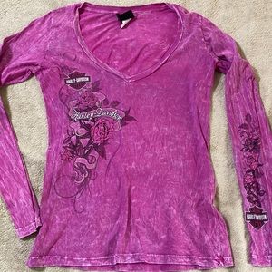 Harley Davidson long sleeve shirt size small